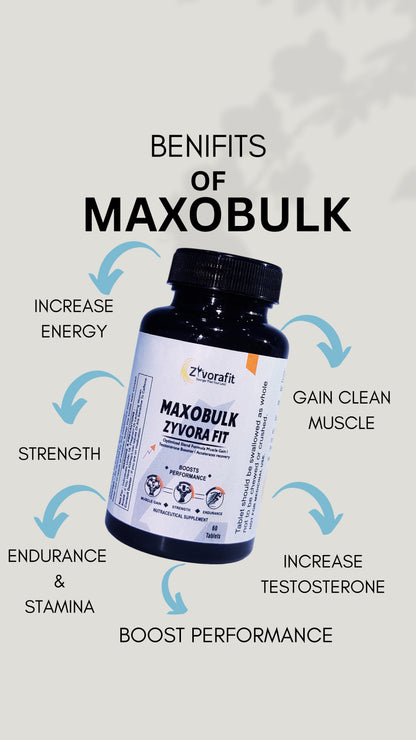 MaxoBulk – Powerful Ingredients for Maximum Gain 4g per Tablet